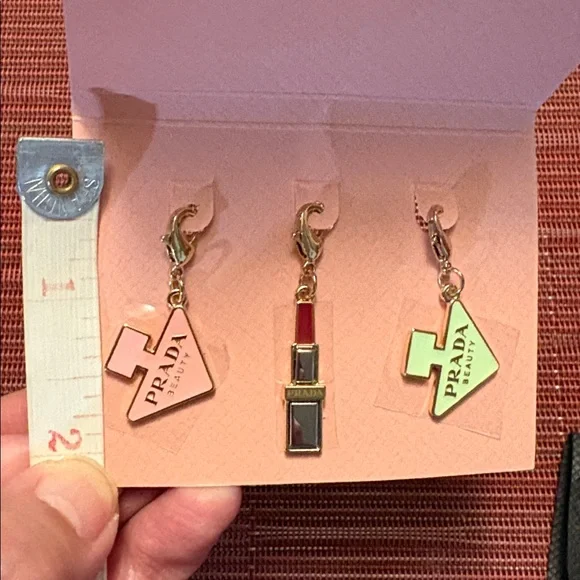 Prada Pink and Green Charms - Picture 1 of 8